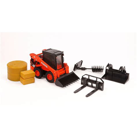 small kubota skid steer toy with man|kubota tractor toys.